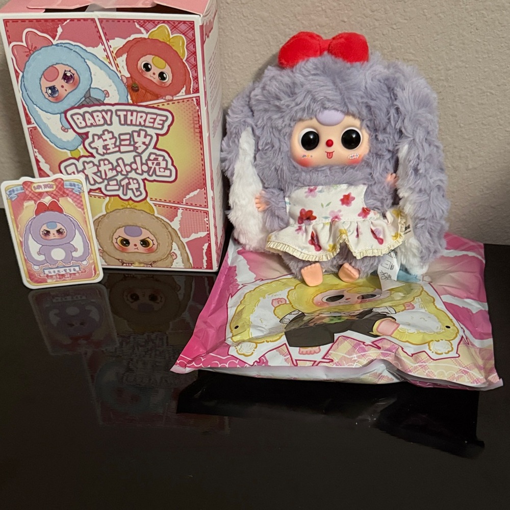 Baby Three- Macaron Cute Bunny V2 Plush Blind Box